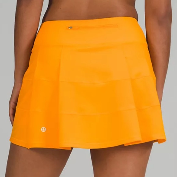 Lululemon Pace Rival Skirt Tall * Clementine - Picture 2 of 10